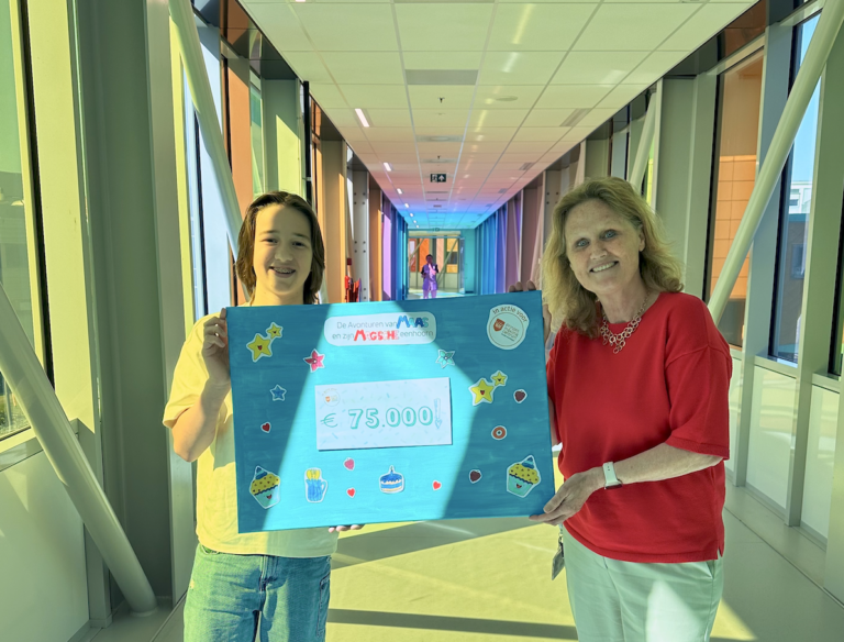 Donatie aan het Prinses Maxima Centrum